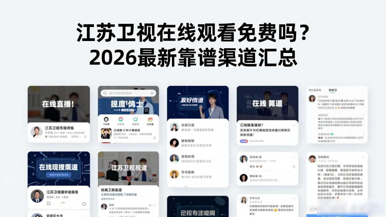 江苏卫视在线观看免费吗？2026最新靠谱渠道汇总