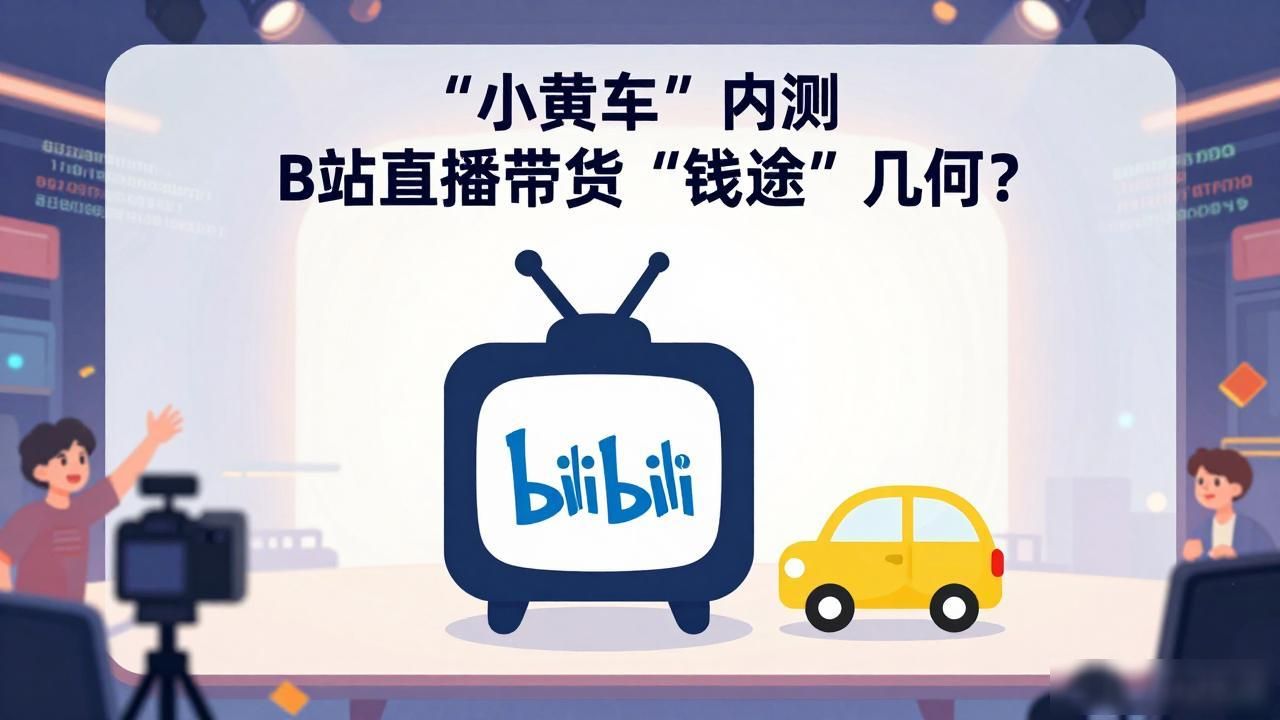 小黄车B站_B站小黄车直播带货内测_B站二次元直播带货发展前景